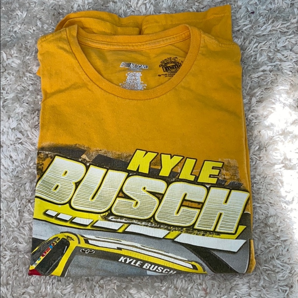 Yellow nascar t-shirt